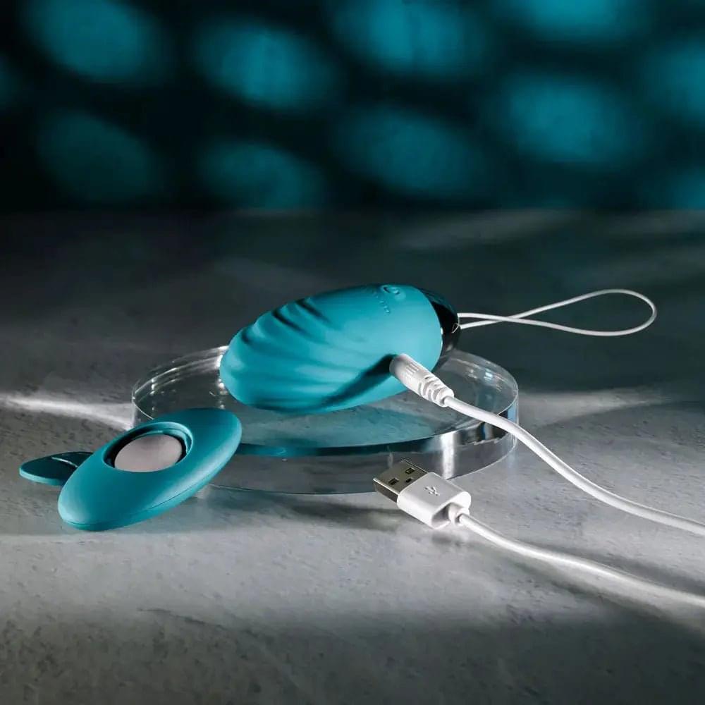 Evolved OVAL OFFICE -  8.5 cm USB Rechargeable Wireless Egg with Remote Control Evolved Discreet Intimate Essentials.