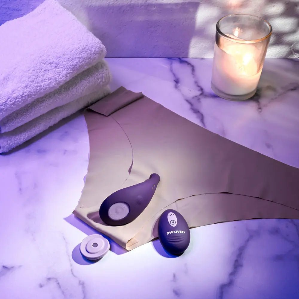 Shop affordable quality Evolved PANTY PARTY - USB Rechargeable Panty Vibrator with Remote Control - Discreet Intimate Essentials - STIMULATORS - Evolved