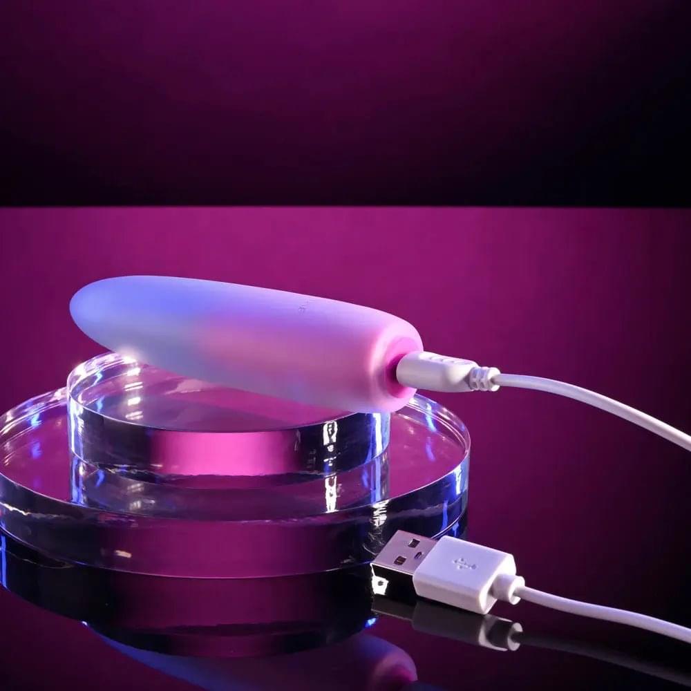 Evolved PARADISE BULLET - Pink/Purple 10.2 cm USB Rechargeable Bullet Evolved Discreet Intimate Essentials.