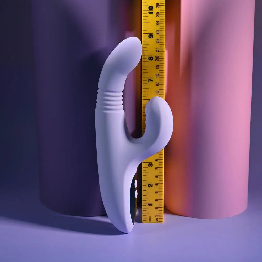 Shop affordable quality Evolved PEP TALK - 23.3 cm USB Rechargeable Thrusting Vibrator with Tapping Clitoral Stimulator - Discreet Intimate Essentials - VIBRATORS - Evolved