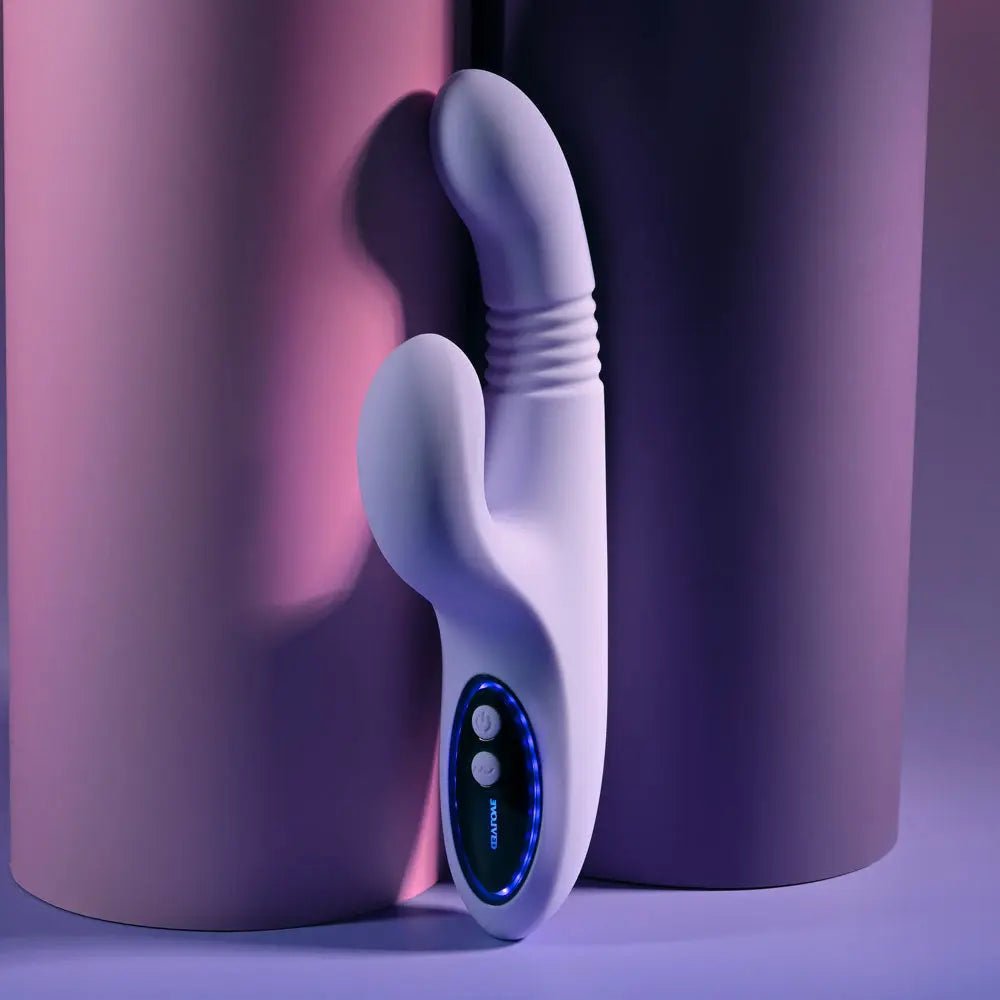 Shop affordable quality Evolved PEP TALK - 23.3 cm USB Rechargeable Thrusting Vibrator with Tapping Clitoral Stimulator - Discreet Intimate Essentials - VIBRATORS - Evolved