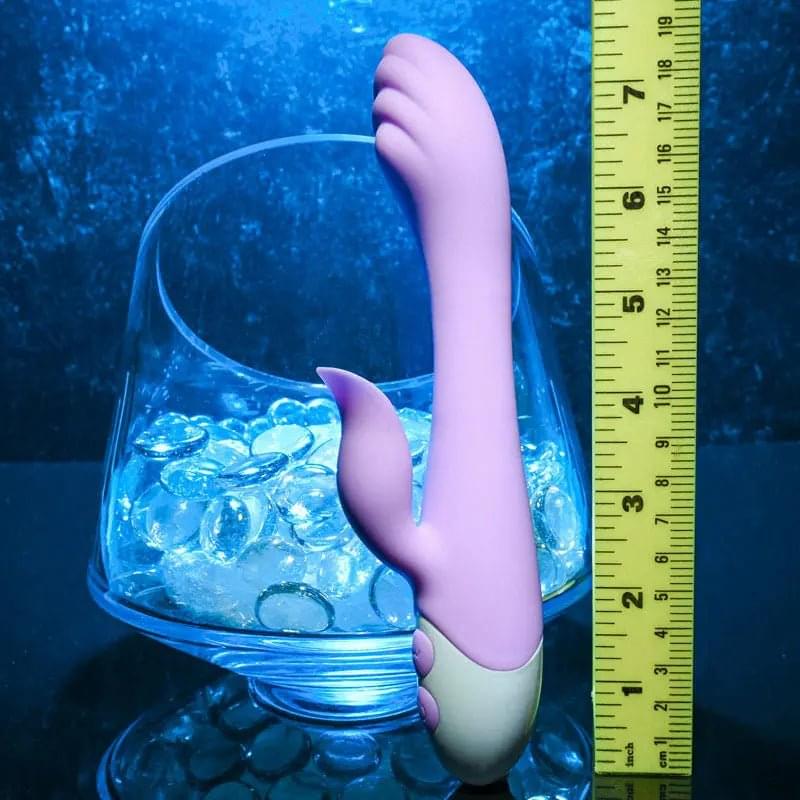 Evolved PLEASING PETAL - Lilac 19.7 cm USB Rechargeable Rabbit Vibrator Evolved Discreet Intimate Essentials.