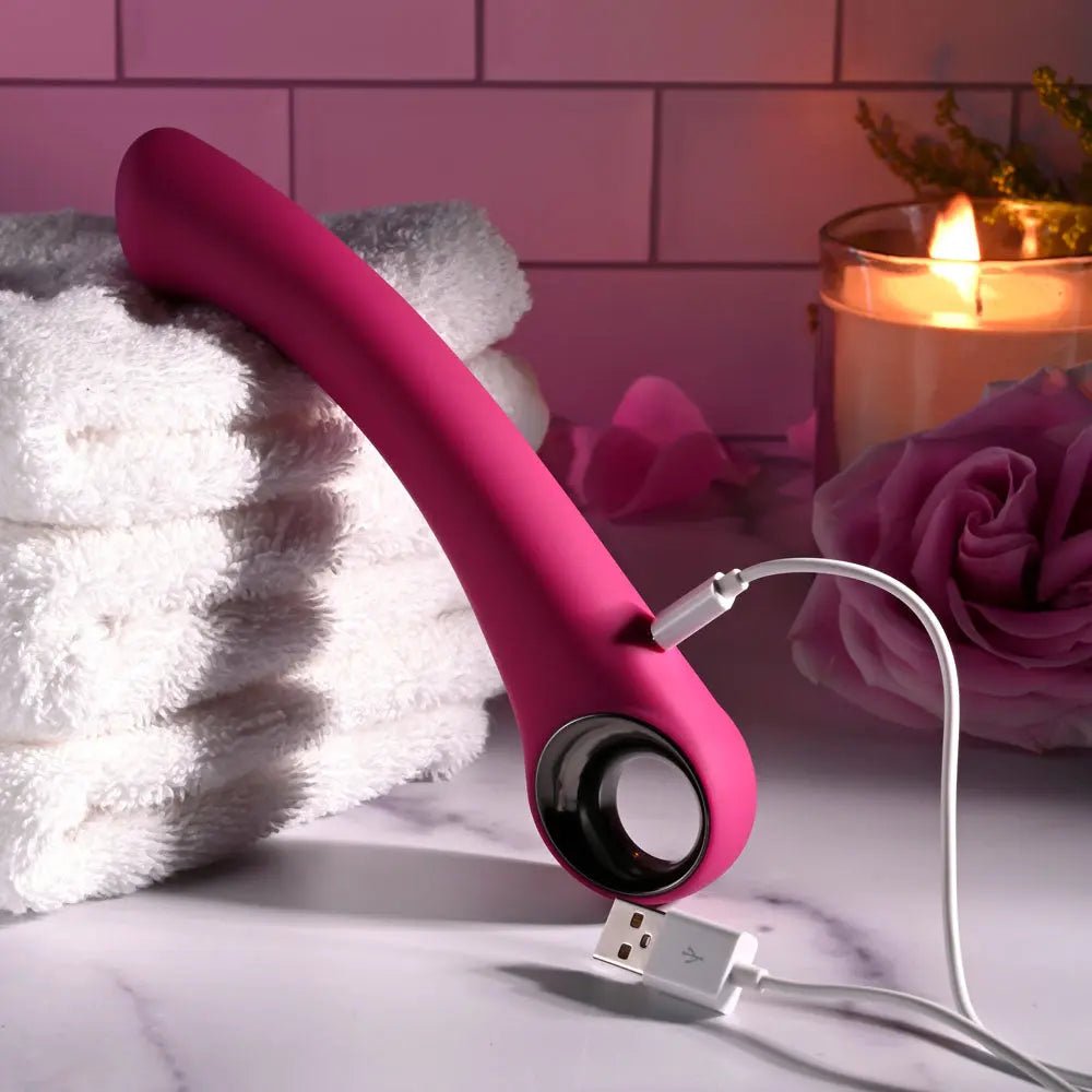 Shop affordable quality Evolved PLEASURE CURVE - 19 cm USB Rechargeable Vibrator - Discreet Intimate Essentials - VIBRATORS - Evolved