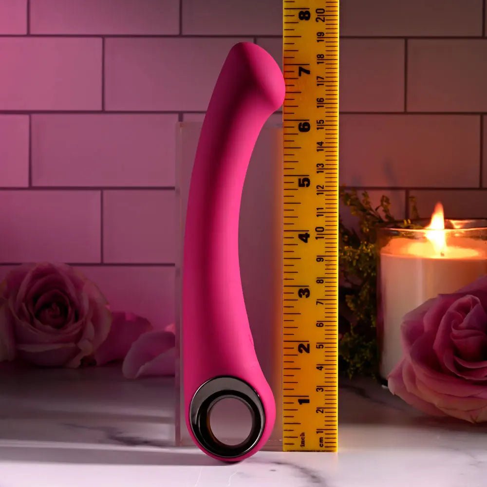 Shop affordable quality Evolved PLEASURE CURVE - 19 cm USB Rechargeable Vibrator - Discreet Intimate Essentials - VIBRATORS - Evolved