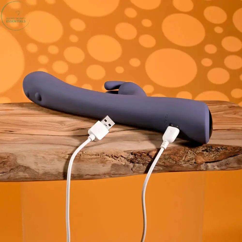 Evolved POPPIN GOOD TIME -  20 cm USB Rechargeable Rabbit Vibrator Evolved Discreet Intimate Essentials.