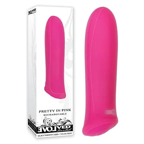 Evolved Pretty In  -  8.6 cm (3.4'') USB Rechargeable Bullet Evolved Discreet Intimate Essentials.