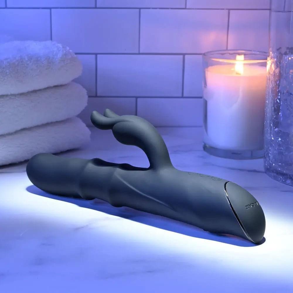 Evolved RINGMASTER -  23.1 cm USB Rechargeable Rabbit Vibrator Evolved Discreet Intimate Essentials.