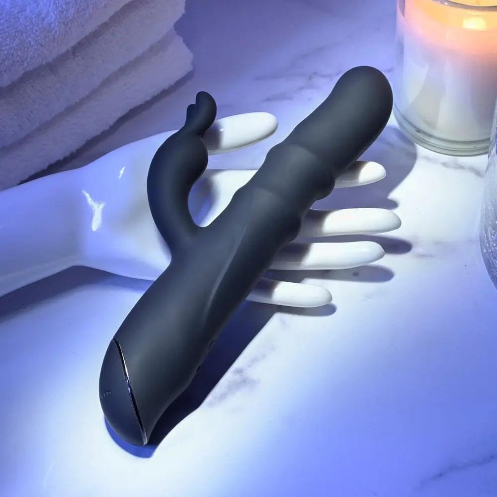 Evolved RINGMASTER -  23.1 cm USB Rechargeable Rabbit Vibrator Evolved Discreet Intimate Essentials.