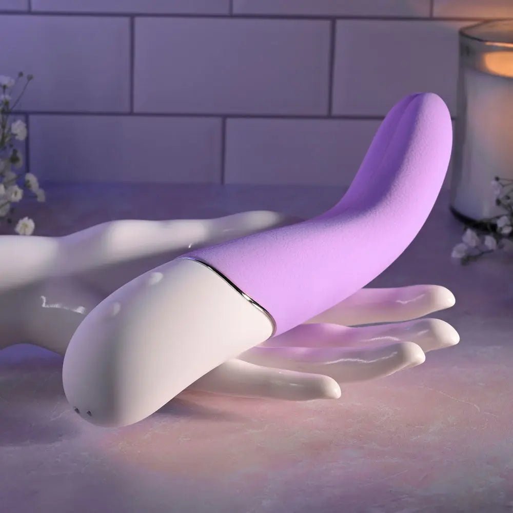 Shop affordable quality Evolved SLIP OF THE TONGUE - 21.1 cm USB Rechargeable Flicking Tongue Vibrator - Discreet Intimate Essentials - VIBRATORS - Evolved