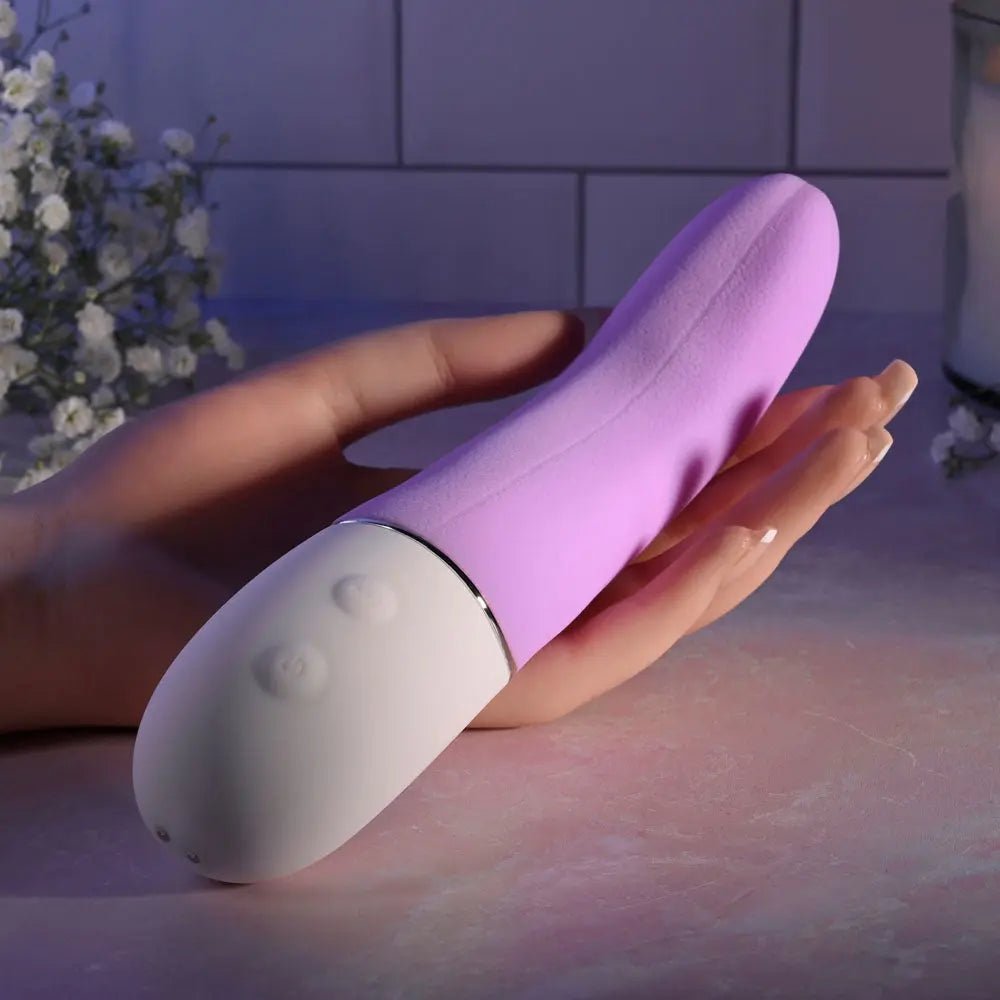 Shop affordable quality Evolved SLIP OF THE TONGUE - 21.1 cm USB Rechargeable Flicking Tongue Vibrator - Discreet Intimate Essentials - VIBRATORS - Evolved