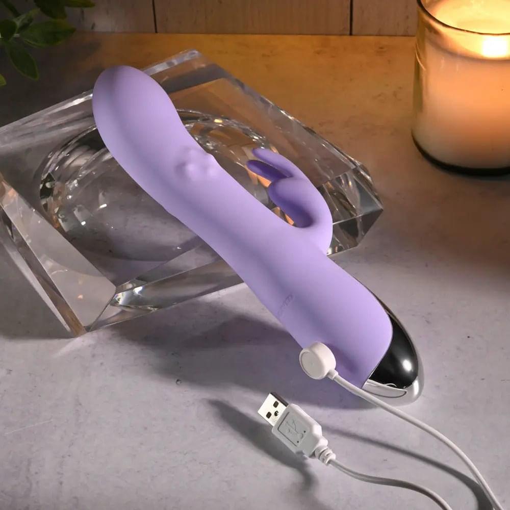 Evolved SPINDERELLA -  USB Rechargeable Rabbit Vibrator Evolved Discreet Intimate Essentials.