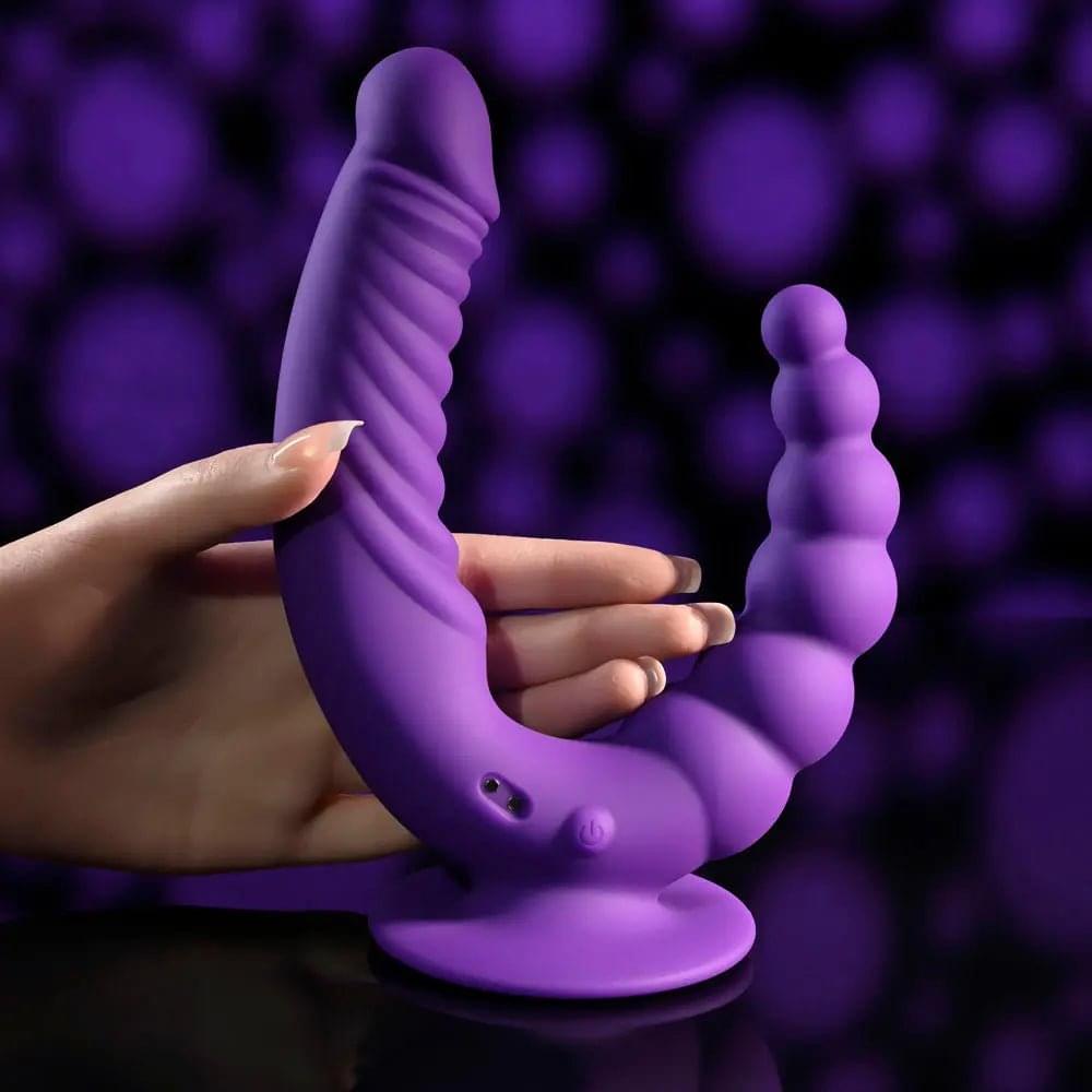 Evolved THE RIDER -  USB Rechargeable Double Ended Vibrator with Wireless Remote Evolved Discreet Intimate Essentials.