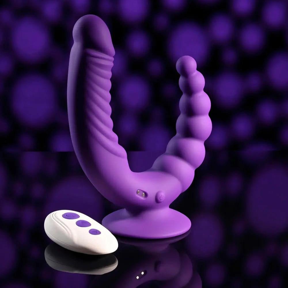 Evolved THE RIDER -  USB Rechargeable Double Ended Vibrator with Wireless Remote Evolved Discreet Intimate Essentials.