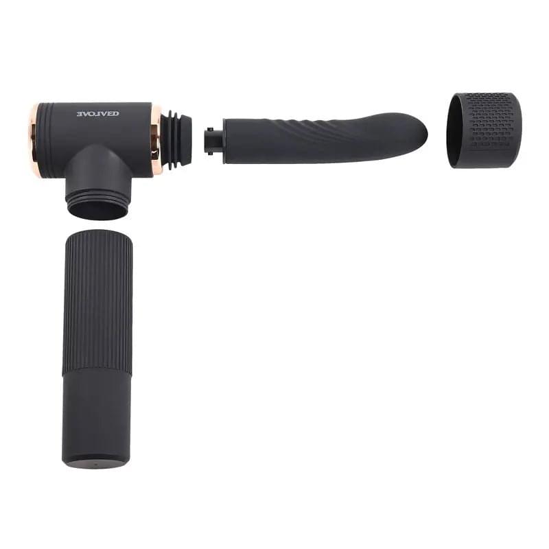 Evolved TOO HOT TO HANDLE -  USB Rechargeable Thrusting Vibe with Stand Evolved Discreet Intimate Essentials.