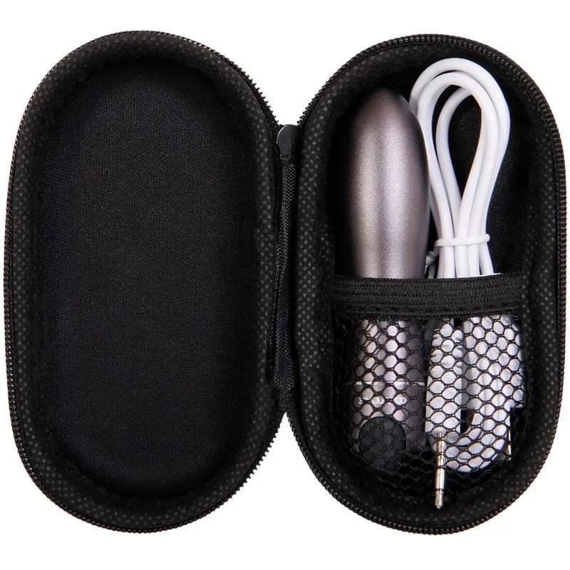 Evolved Travel-Gasm - Gray 9 cm USB Rechargeable Bullet with Travel Case Evolved Discreet Intimate Essentials.