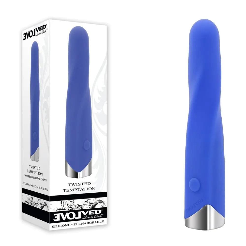 Evolved TWISTED TEMPTATION -  12 cm USB Rechargeable Bullet Evolved Discreet Intimate Essentials.