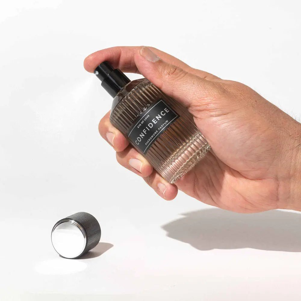 Shop affordable quality Eye Of Love Confidence Pheromone Cologne - 50 ml - Citrus Musk Scented Pheromone Cologne for Men to attract Women - 50 ml Spray - Discreet Intimate Essentials - LOTIONS & LUBES - Eye Of Love