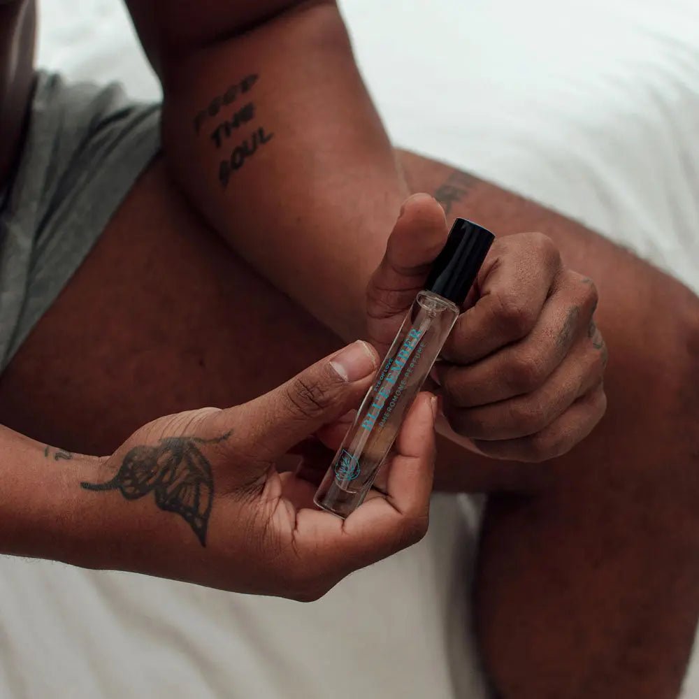 Shop affordable quality Eye Of Love Love In Bloom Blue Ember Pheromone Cologne - 10ml - Citrus & Cedar Scented Pheromone Cologne for Men to attract Women - 10 ml Spray - Discreet Intimate Essentials - LOTIONS & LUBES - Eye Of Love