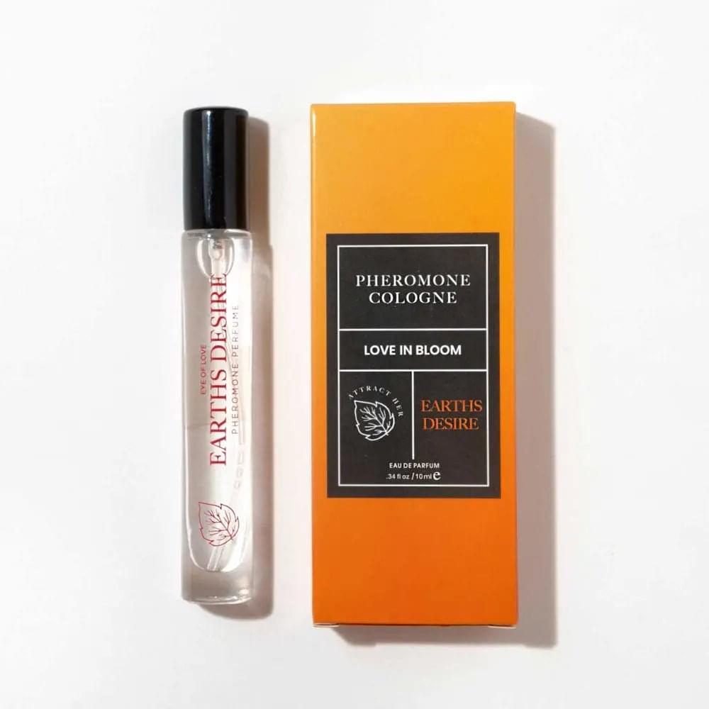 Eye Of Love Love In Bloom Earths Desire Pheromone Cologne - 10ml - Cypress & Bergamot Scented Pheromone Cologne for Men to attract Women - 10 ml Spray Eye Of Love Discreet Intimate Essentials.