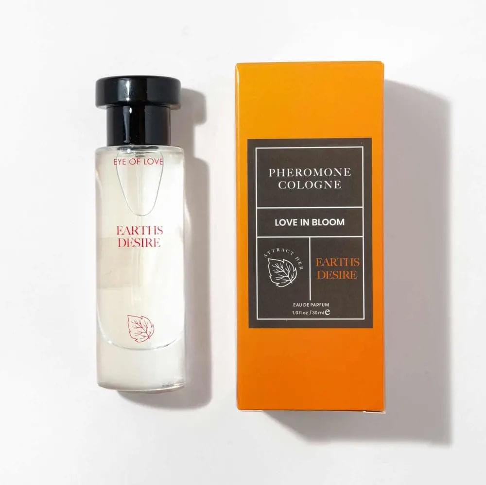 Eye Of Love Love In Bloom Earths Desire Pheromone Cologne - 30ml - Cypress & Bergamot Scented Pheromone Cologne for Men to attract Women - 30 ml Spray Eye Of Love Discreet Intimate Essentials.