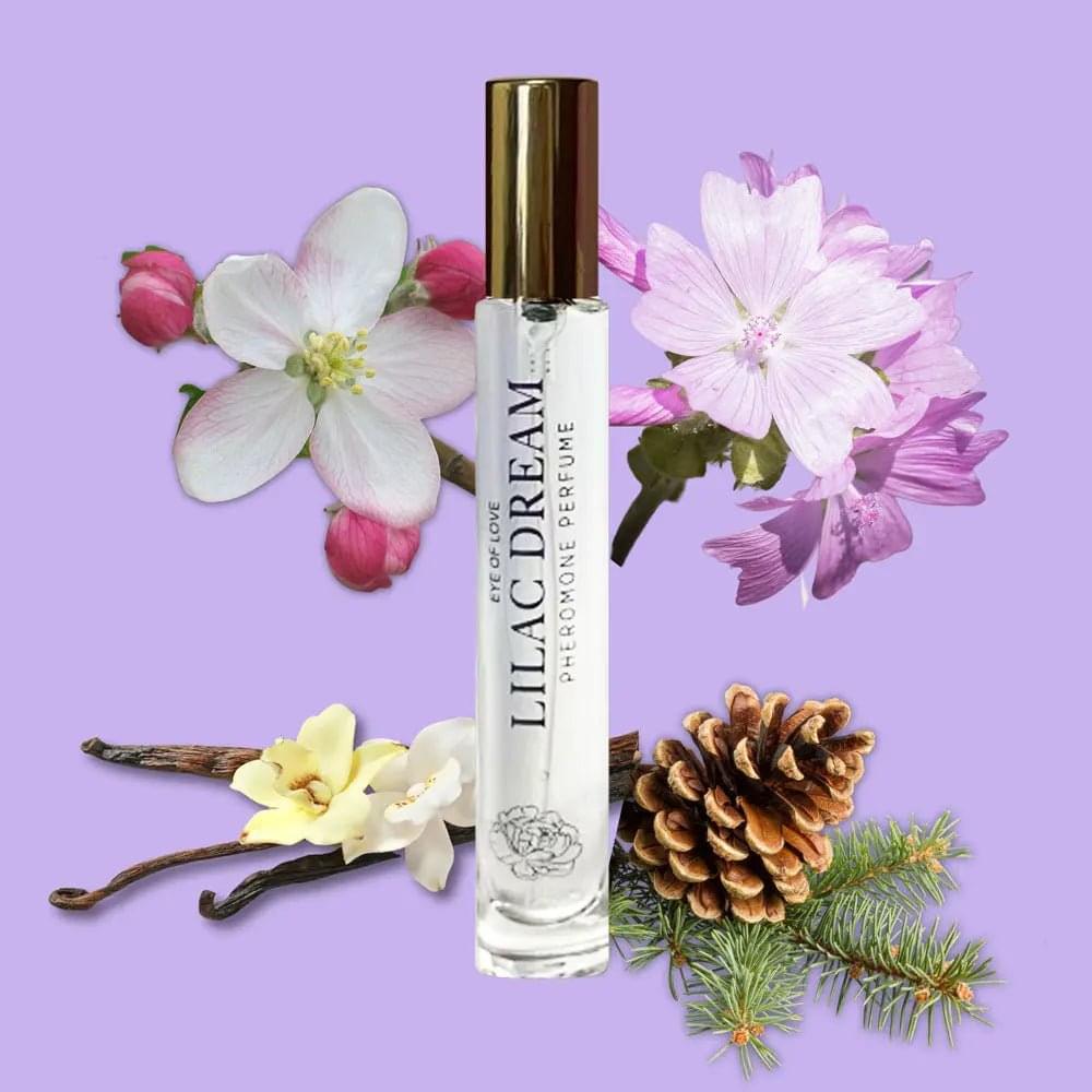 Eye Of Love Love In Bloom Lilac Dream Pheromone Perfume - 10ml - Vanilla Scented Pheromone Parfum for Women to attract Men - 10 ml Spray Eye Of Love Discreet Intimate Essentials.