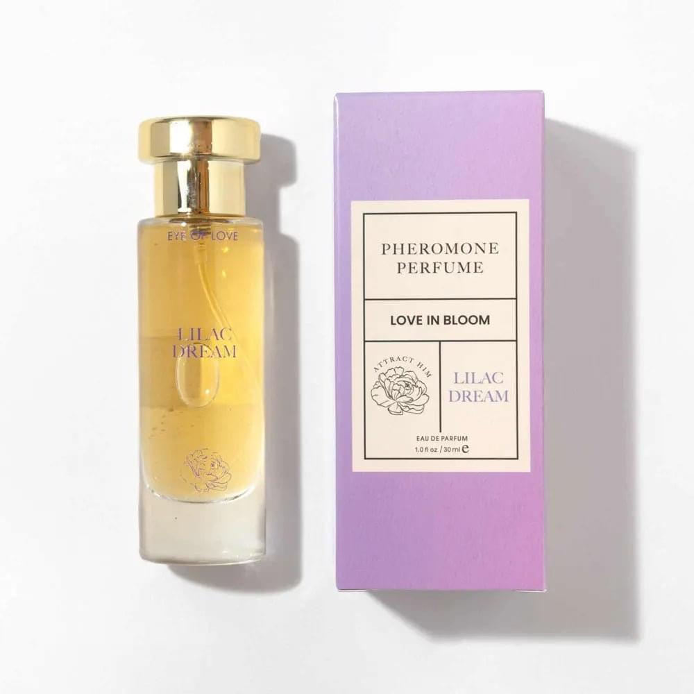 Eye Of Love Love In Bloom Lilac Dream Pheromone Perfume - 30ml - Vanilla Scented Pheromone Parfum for Women to attract Men - 30 ml Spray Eye Of Love Discreet Intimate Essentials.