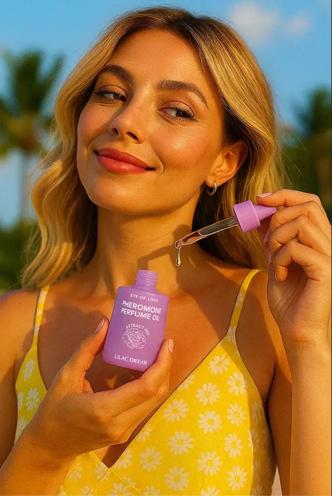 Eye Of Love Love In Bloom Lilac Dream Pheromone Perfume Oil - 20ml - Vanilla Scented Pheromone Perfume Oil for Women to attract Men - 20 ml Dropper Eye Of Love Discreet Intimate Essentials.