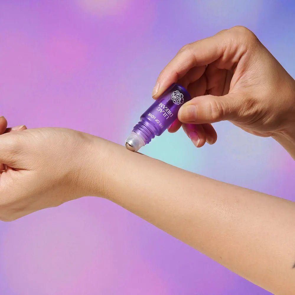 Shop affordable quality Eye Of Love Love In Bloom Pheromone Perfume Roll-On Set - Day to Night (Sunny Daze & Lilac Dream) Pheromone Perfume Oils for Women to attract Men - 10 ml Roll On Bottles - Discreet Intimate Essentials - LOTIONS & LUBES - Eye Of Love