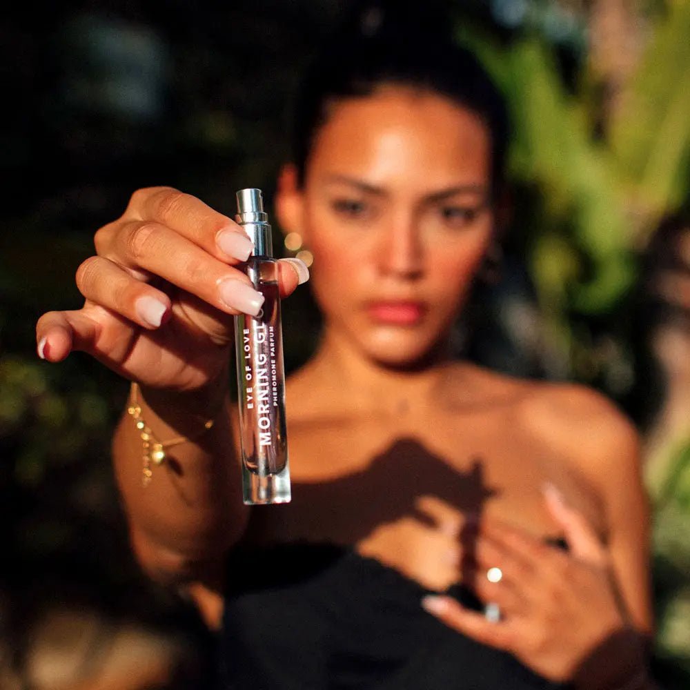 Shop affordable quality Eye Of Love Morning Glow Pheromone Perfume - 10 ml - Energising Pheromone Perfume for Women to attract Men - 10 ml Spray - Discreet Intimate Essentials - LOTIONS & LUBES - Eye Of Love