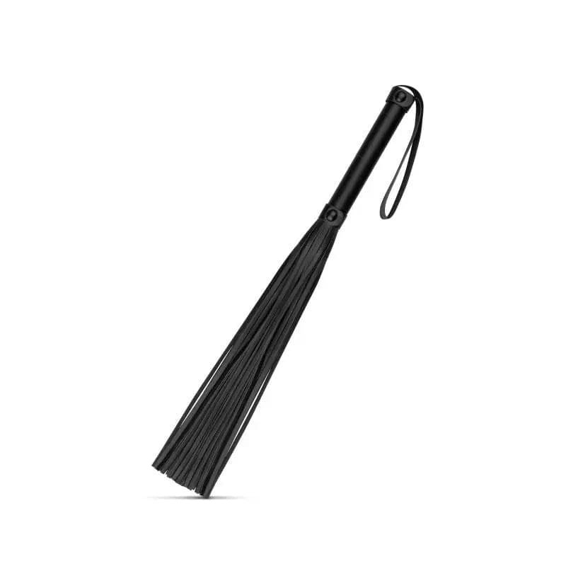 Faux Leather Flogger Black Bedroom Fantasies Discreet Intimate Essentials.