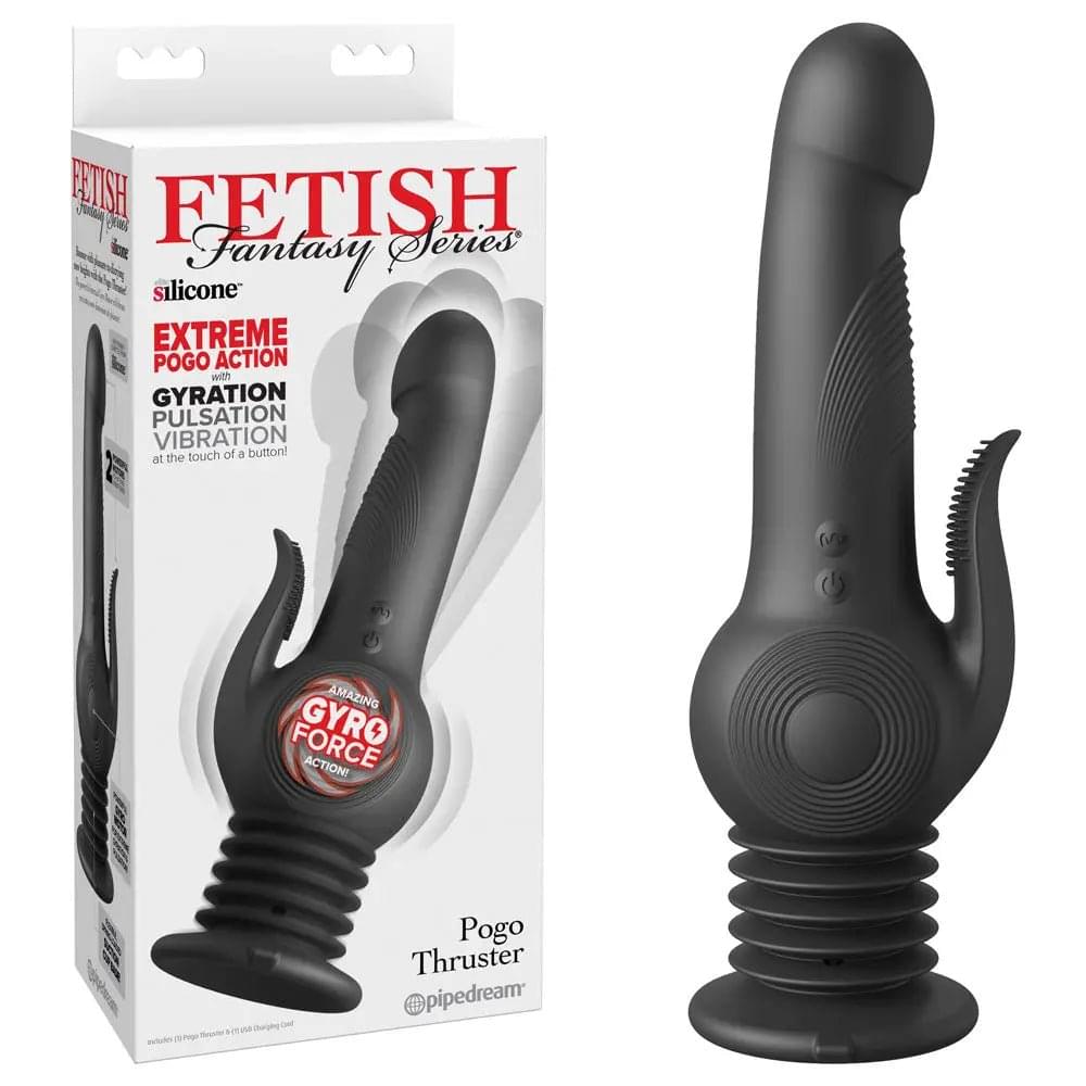 Fetish Fantasy Series Pogo Thruster -  USB Rechargeable 23.5 cm Gyrating Rabbit Vibrator Pipedream Discreet Intimate Essentials.