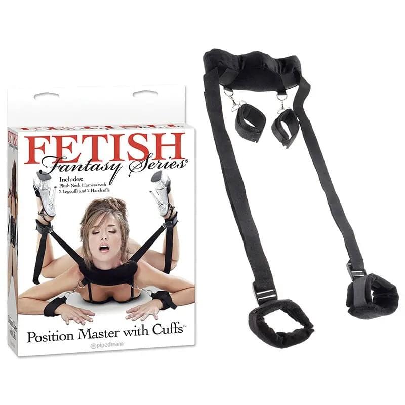Fetish Fantasy Series Position Master With Cuffs - Restraint Set Pipedream Discreet Intimate Essentials.