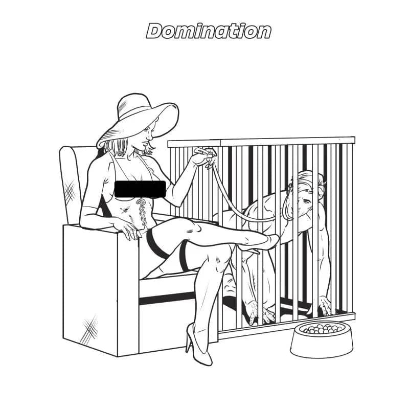 Fetishes Are Fun Colouring Book Wood Rocket Discreet Intimate Essentials.