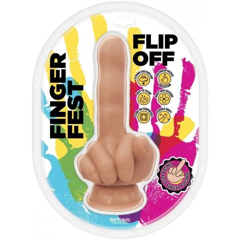 Finger Fest Dildo Flip Off Flesh Hott Products Discreet Intimate Essentials.