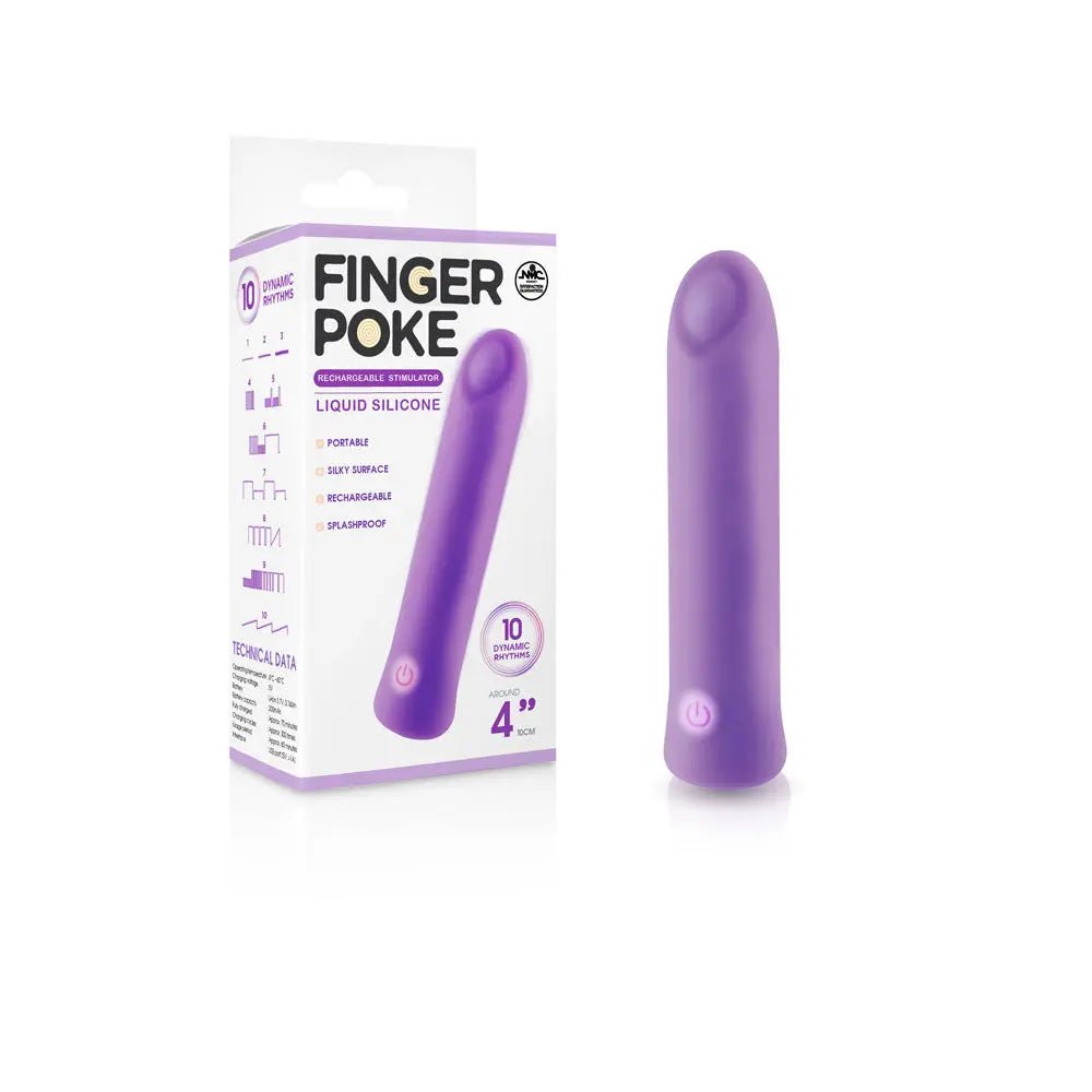 Shop affordable quality Finger Poke - 10 cm USB Rechargeable Bullet - Discreet Intimate Essentials - BULLETS & EGGS - Excellent Power