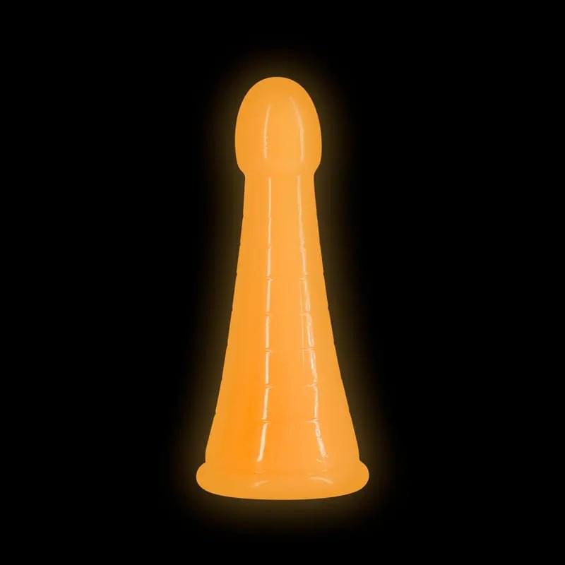 Firefly - Phoenix - Orange - Glow in Dark Orange 19.2 cm Dildo NS Novelties Discreet Intimate Essentials.