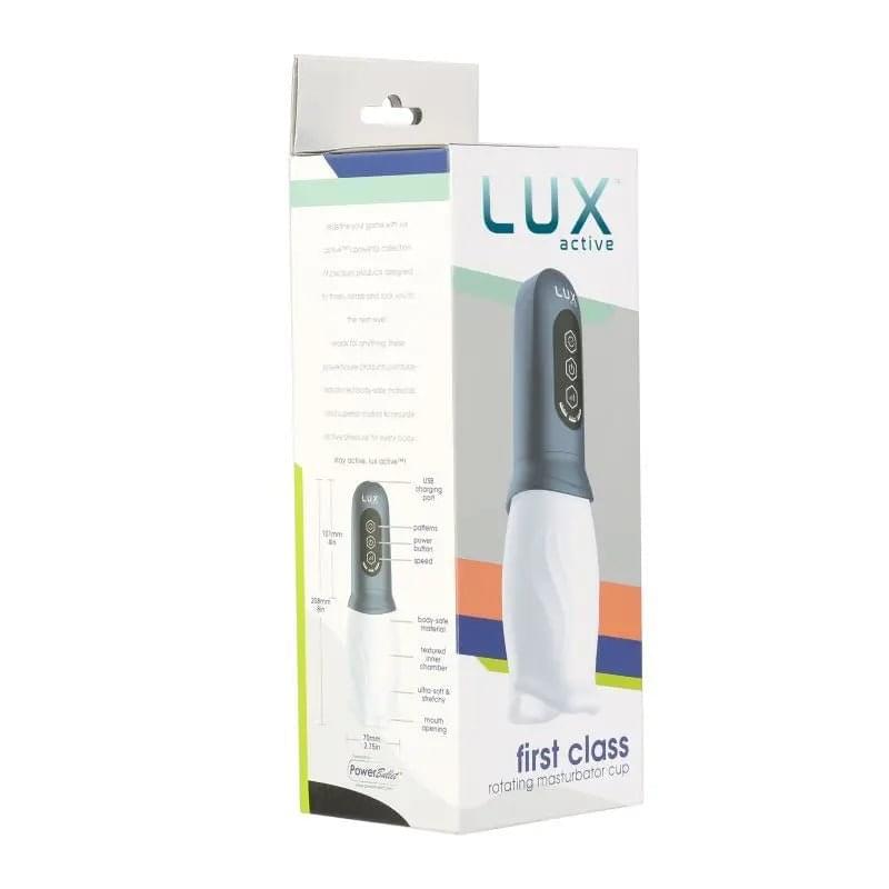 First Class Rotating Masturbator Cup LUX Active Discreet Intimate Essentials.