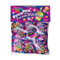 F**K YOU, YOU F**KING F**K! - Bag of 25 - Middle Finger Lollies - Bulk Bag of 25 Party Packs Little Genie Discreet Intimate Essentials.