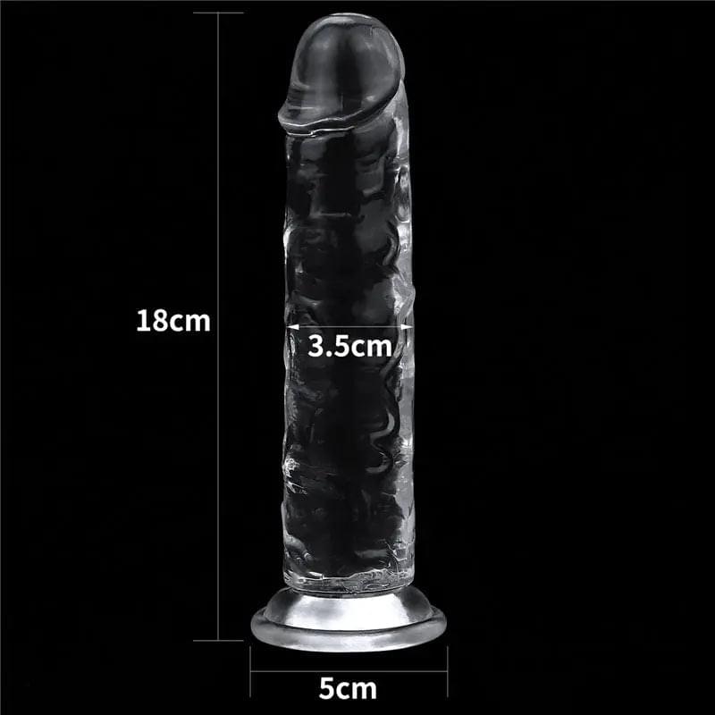 Flawless  Dildo 7'' -  17.8 cm Dong Lovetoy Discreet Intimate Essentials.