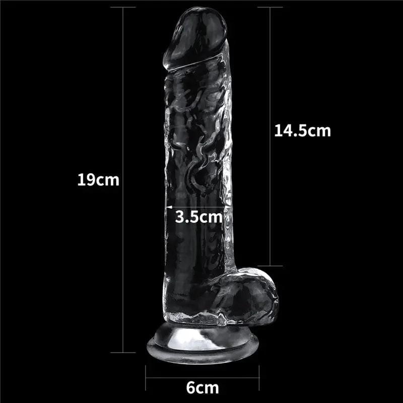 Flawless  Dildo 7.5'' -  19 cm Dong Lovetoy Discreet Intimate Essentials.