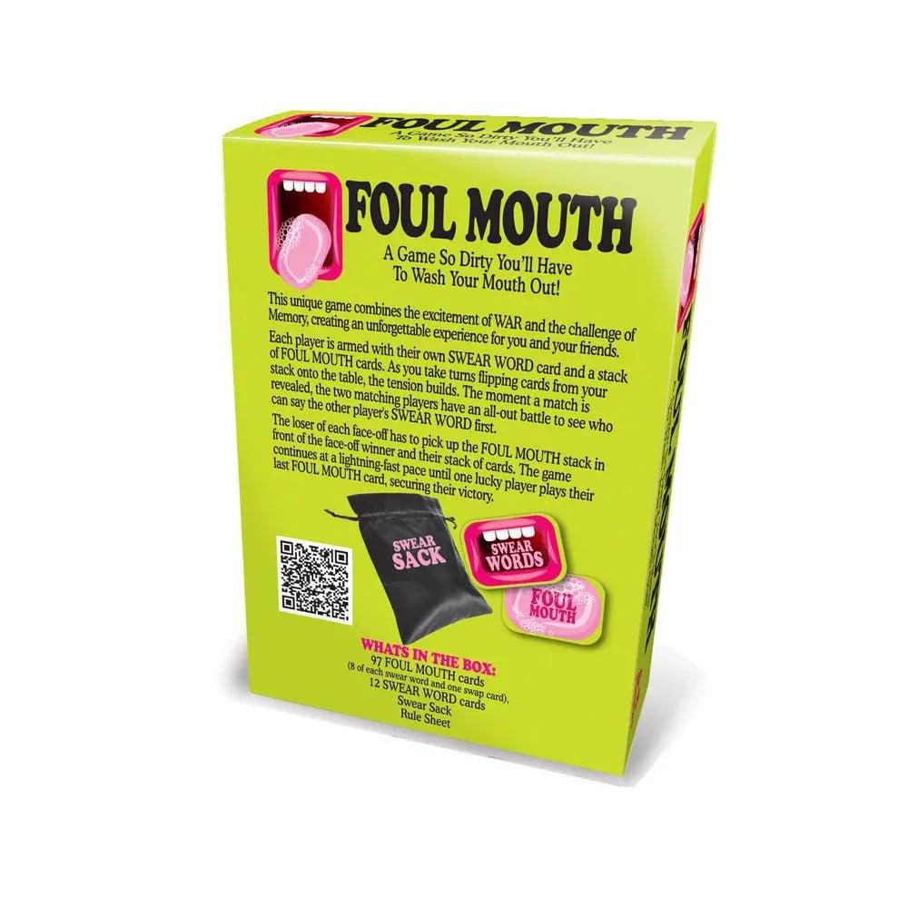 Foul Mouth - Novelty Card Game Little Genie Discreet Intimate Essentials.