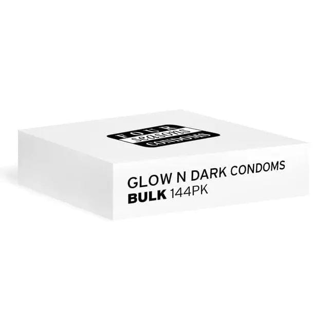 Four Seasons Glow N Dark Condoms - Bulk Box of 144 Four Seasons Discreet Intimate Essentials.