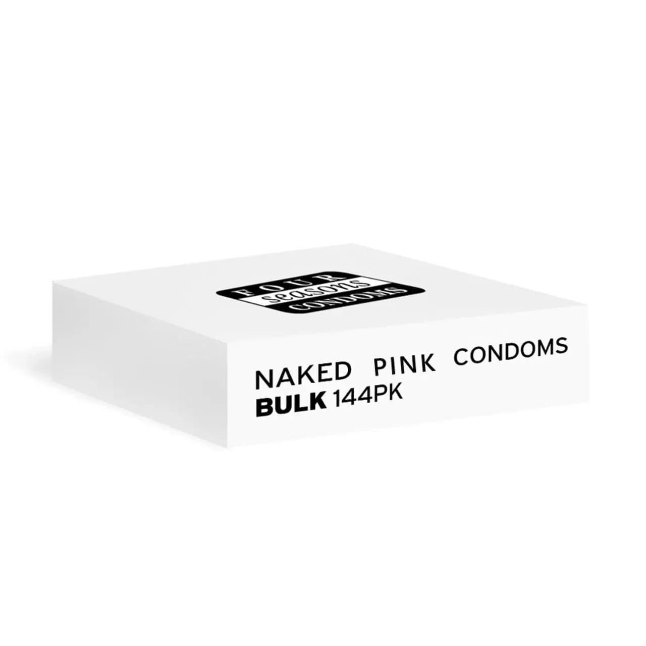 Four Seasons Naked  Condoms - Bulk Box of 144 Four Seasons Discreet Intimate Essentials.