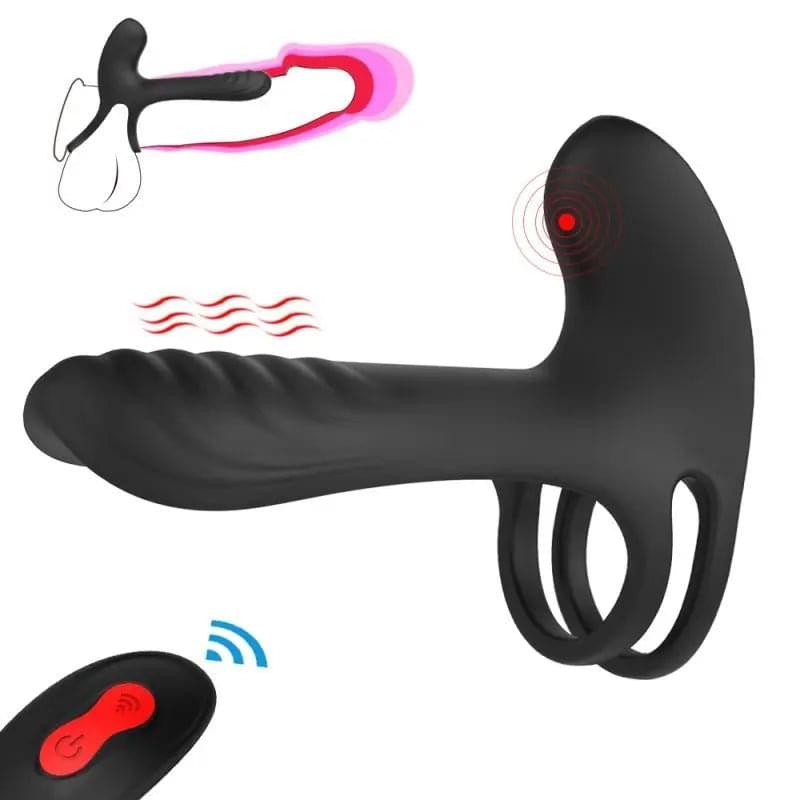 Frank Remote Control Vibrating Penis Shaft and Clit Stim Enhancer S-Hande Discreet Intimate Essentials.