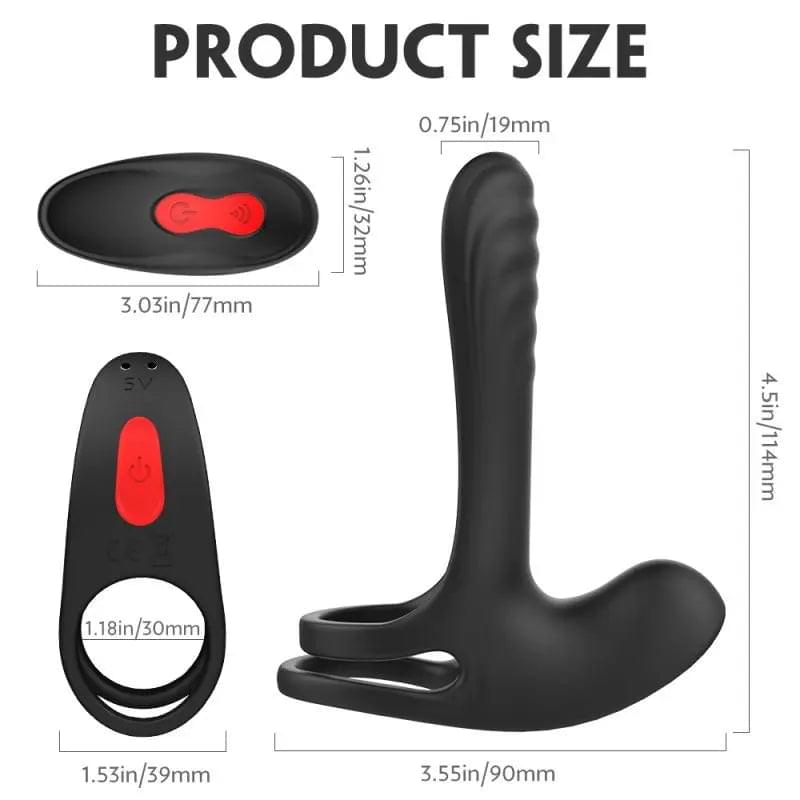 Frank Remote Control Vibrating Penis Shaft and Clit Stim Enhancer S-Hande Discreet Intimate Essentials.