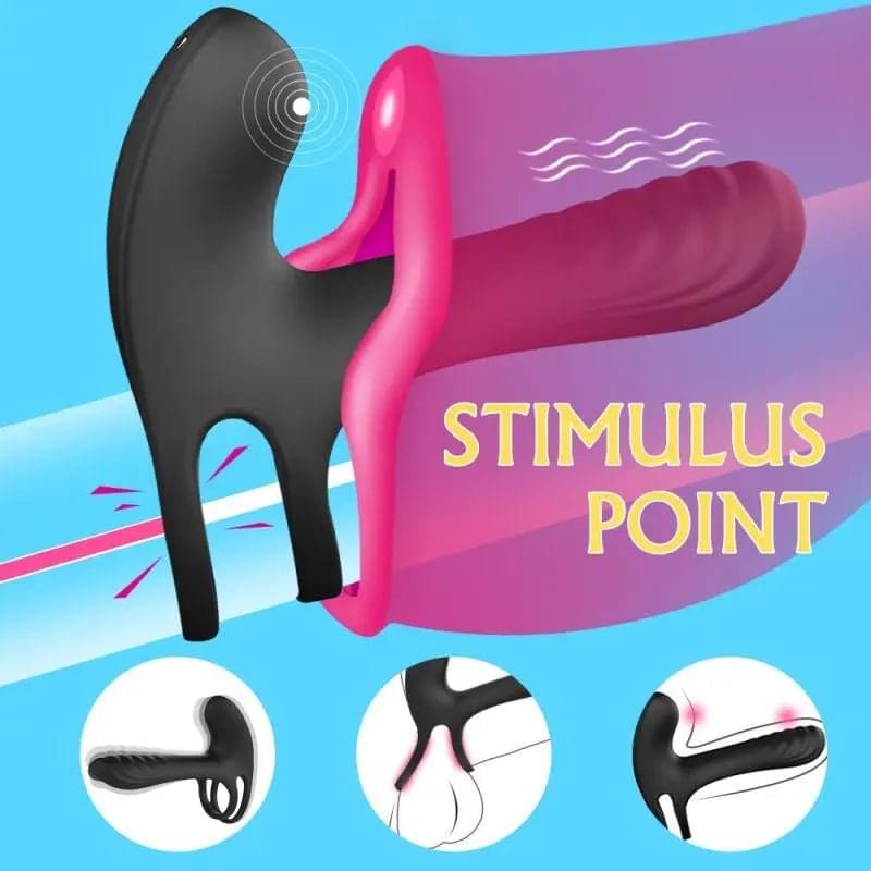 Frank Remote Control Vibrating Penis Shaft and Clit Stim Enhancer S-Hande Discreet Intimate Essentials.