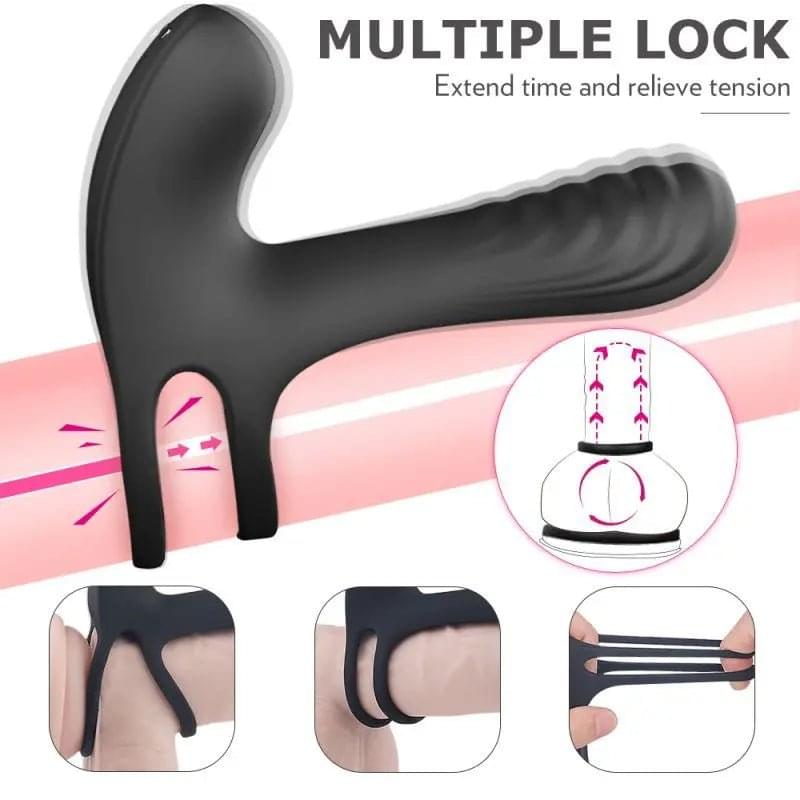 Frank Remote Control Vibrating Penis Shaft and Clit Stim Enhancer S-Hande Discreet Intimate Essentials.
