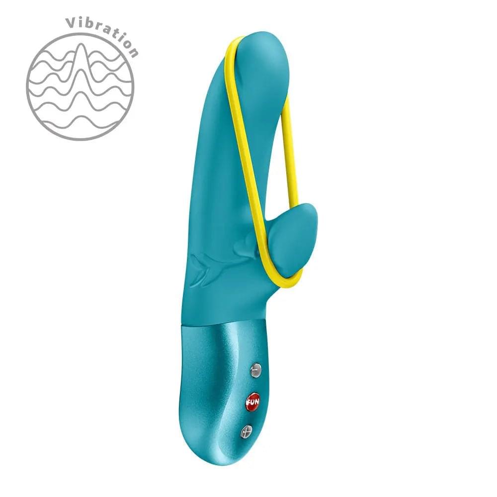 Fun Factory AMORINO Aquamarine - Aquamarine USB Rechargeable Rabbit Vibrator Fun Factory Discreet Intimate Essentials.