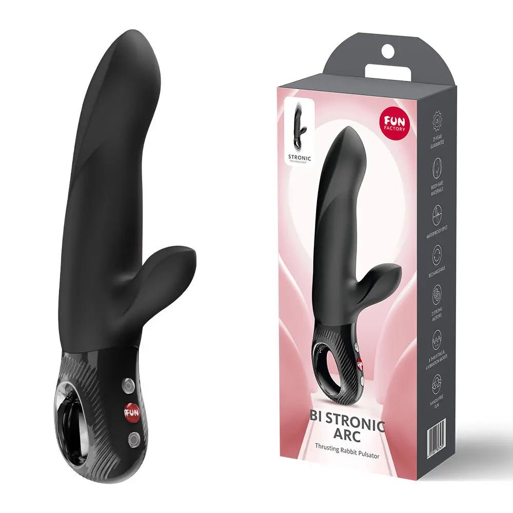 Shop affordable quality Fun Factory BI STRONIC ARC - 21.6 cm USB-C Rechargeable Thrusting Vibrator - Discreet Intimate Essentials - VIBRATORS-PREMIUM - Fun Factory