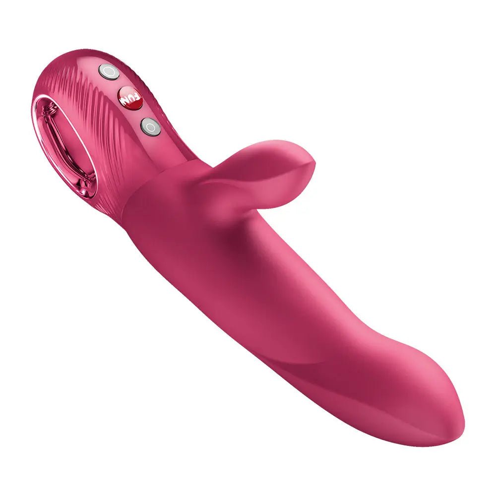 Shop affordable quality Fun Factory BI STRONIC ARC Raspberry - Raspberry 21.6 cm USB-C Rechargeable Thrusting Vibrator - Discreet Intimate Essentials - VIBRATORS-PREMIUM - Fun Factory